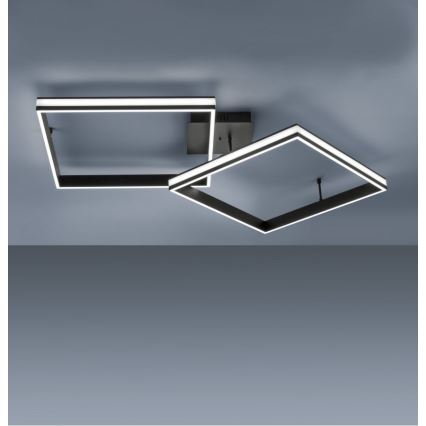 Leuchten Direkt 14700-18 - LED ljusreglerad fastsatt Ljuskrona  ELIS 2xLED/19W/230V + fjärrkontroll 