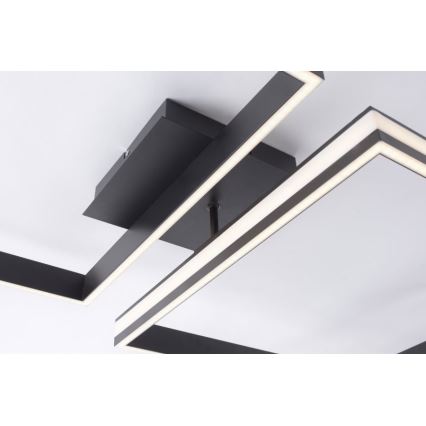 Leuchten Direkt 14700-18 - LED ljusreglerad fastsatt Ljuskrona  ELIS 2xLED/19W/230V + fjärrkontroll 