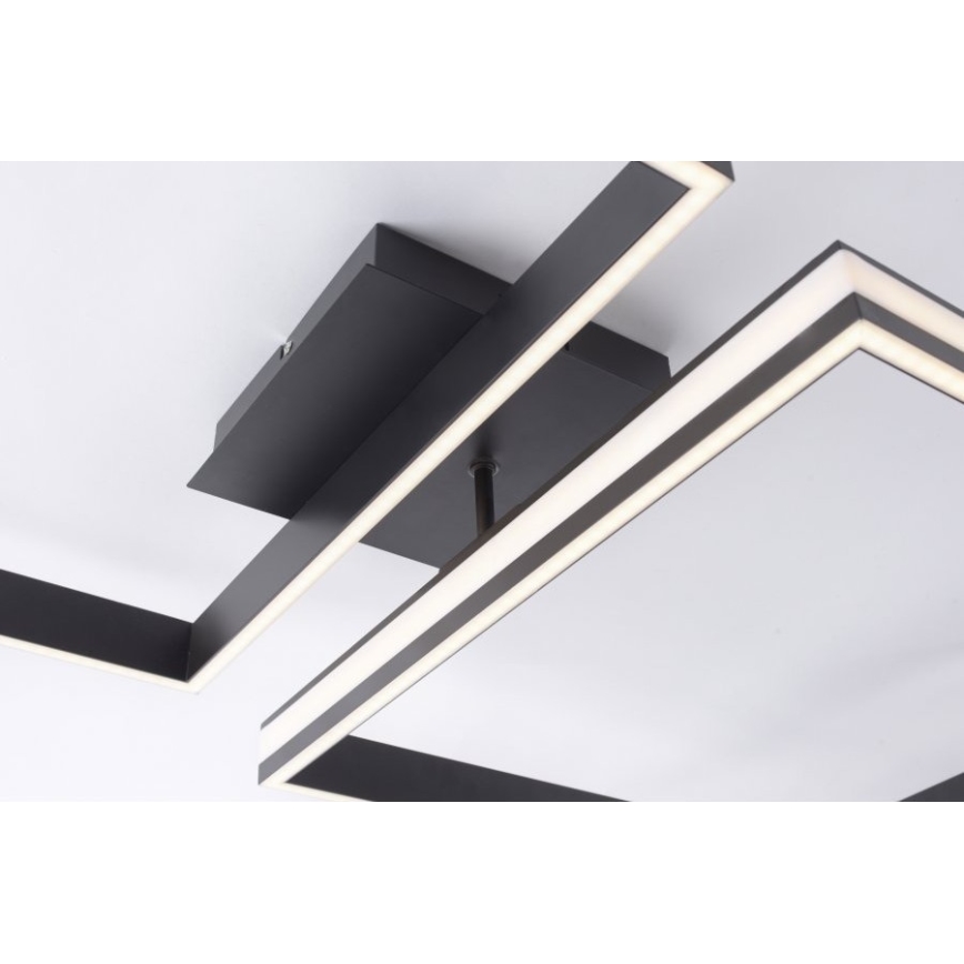 Leuchten Direkt 14700-18 - LED ljusreglerad fastsatt Ljuskrona  ELIS 2xLED/19W/230V + fjärrkontroll 