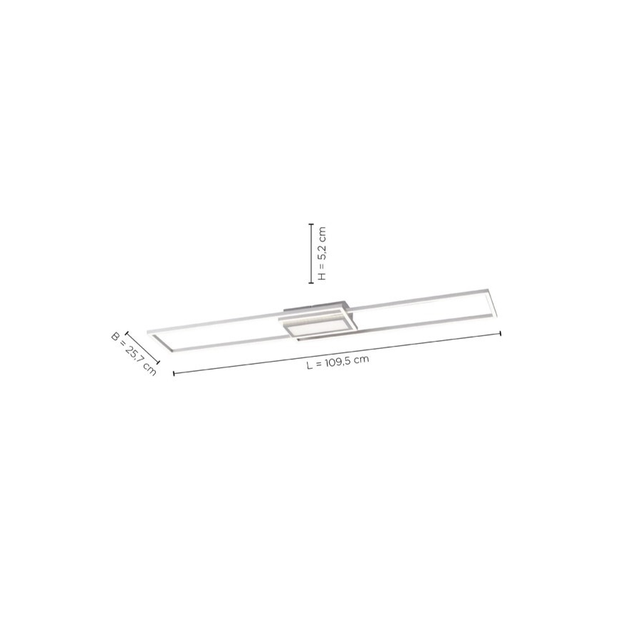 Leuchten Direkt 14711-55 - LED Dimbar taklampa ASMIN LED/42W/230V 3000-5000K + fjärrkontroll