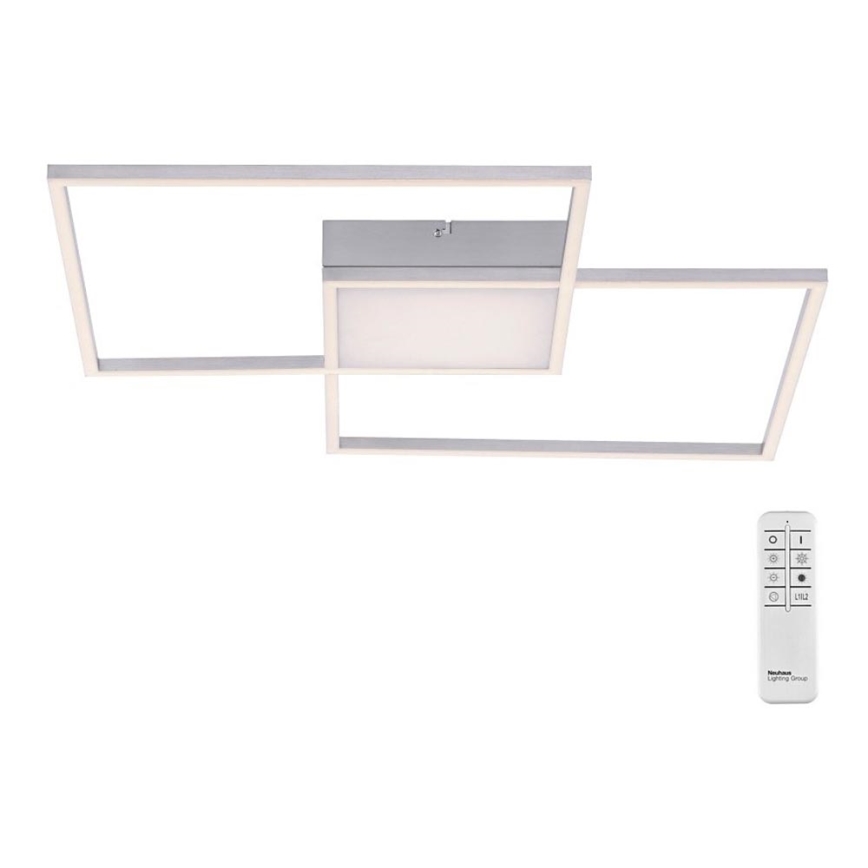 Leuchten Direkt 14712-55-LED ljusreglerad taklampa  ASMIN LED/42W/230V + fjärrkontroll
