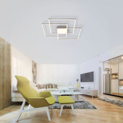 Leuchten Direkt 14713-55 - LED ljusreglerad fastsatt Ljuskrona  ASMIN LED/45W/230V + fjärrkontroll