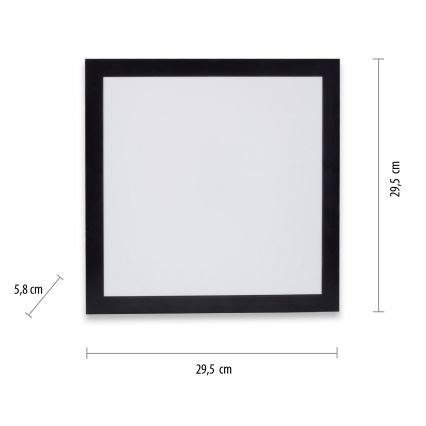 Leuchten Direkt 14740-18 - LED taklampa FLAT LED/7W/230V