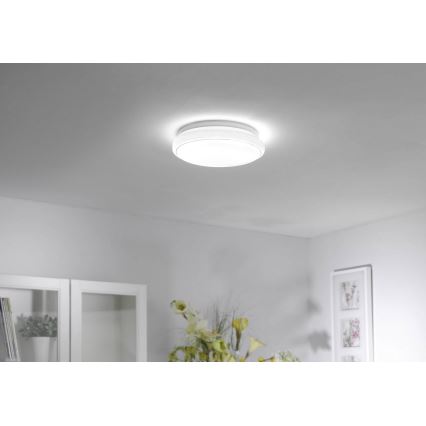 Leuchten Direkt 14742-16 - LEDRGB ljusreglerad taklampa  JUPI LOLASMART LED/18W/230V Tuya 2700-5000K + fjärrkontroll 