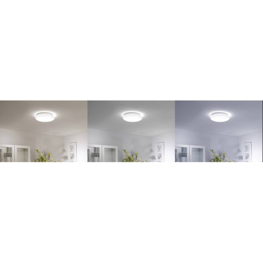 Leuchten Direkt 14742-16 - LEDRGB ljusreglerad taklampa  JUPI LOLASMART LED/18W/230V Tuya 2700-5000K + fjärrkontroll 