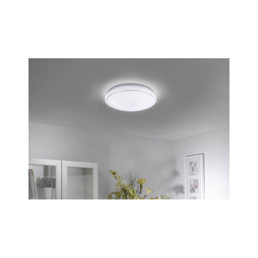 Leuchten Direkt 14743-16 - LEDRGB ljusreglerad taklampa  JUPI LED/28W/230V Tuya 2700-5000K + fjärrkontroll