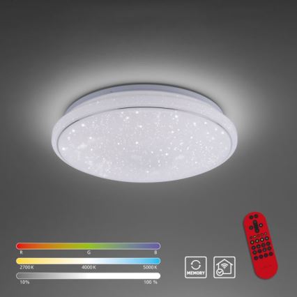 Leuchten Direkt 14743-16 - LEDRGB ljusreglerad taklampa  JUPI LED/28W/230V Tuya 2700-5000K + fjärrkontroll