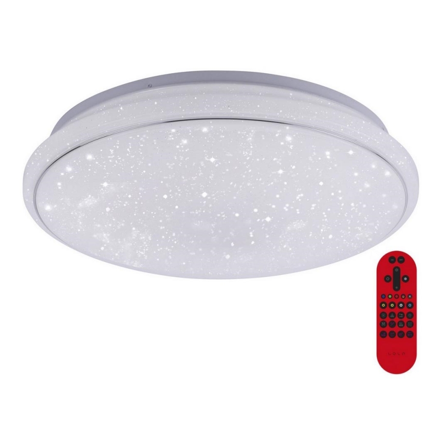 Leuchten Direkt 14743-16 - LEDRGB ljusreglerad taklampa  JUPI LED/28W/230V Tuya 2700-5000K + fjärrkontroll 