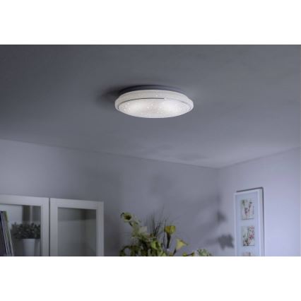 Leuchten Direkt 14744-16 - LEDRGB ljusreglerad taklampa   JUPI LOLASMART LED/32W/230V + fjärrkontroll 
