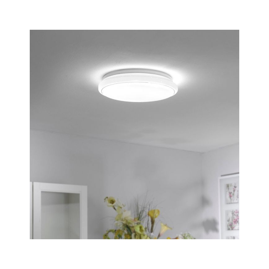 Leuchten Direkt 14744-16 - LEDRGB ljusreglerad taklampa   JUPI LOLASMART LED/32W/230V + fjärrkontroll 