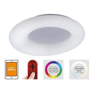 Leuchten Direkt 14746-16 - LED RGB Dimbar belysning LOLA LED/38W/230V Tuya + Fjärrstyrd