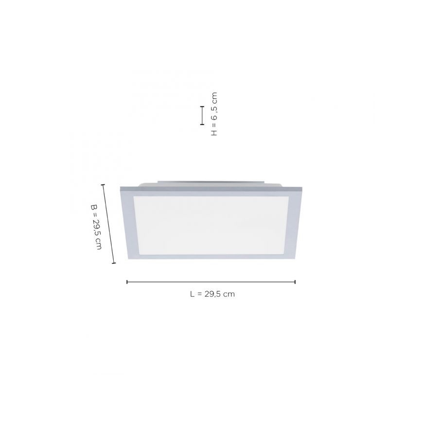 Leuchten Direkt 14750-21 - LED taklampa FLAT LED/12W/230V