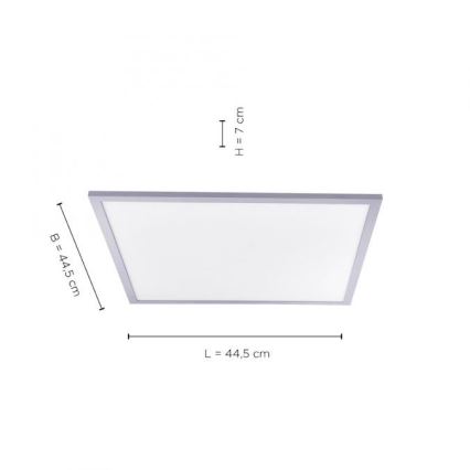Leuchten Direkt 14752-21 - LED taklampa FLAT LED/17W/230V