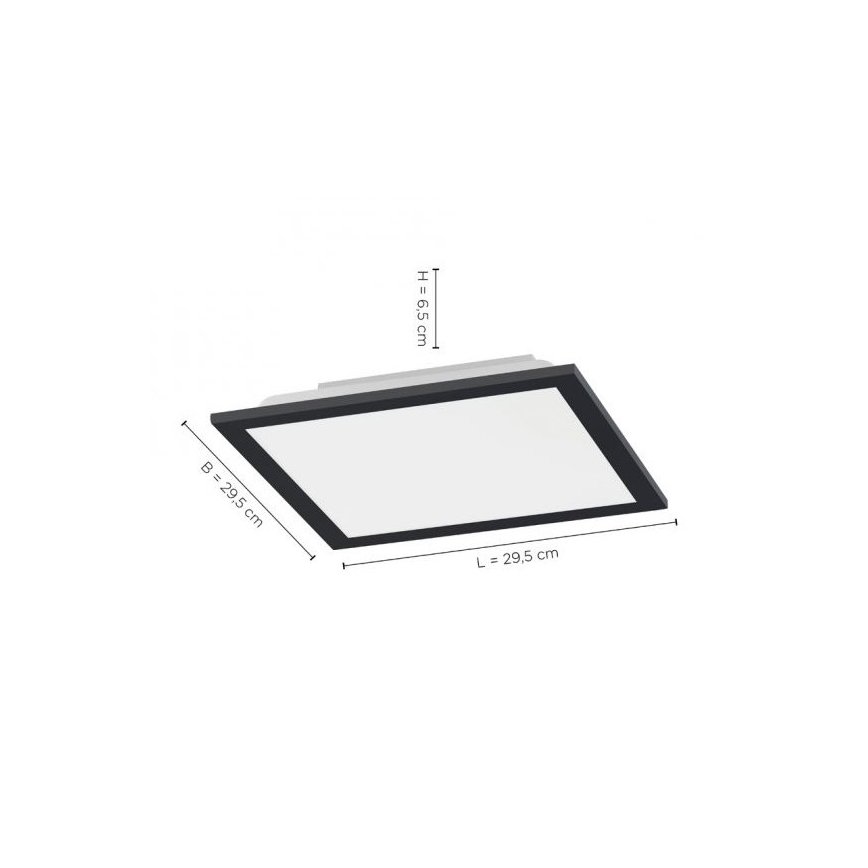 Leuchten Direkt 14754-18- LED ljusreglerad taklampa  FLAT LED/20W/230V 2700K-5000K + fjärrkontroll 
