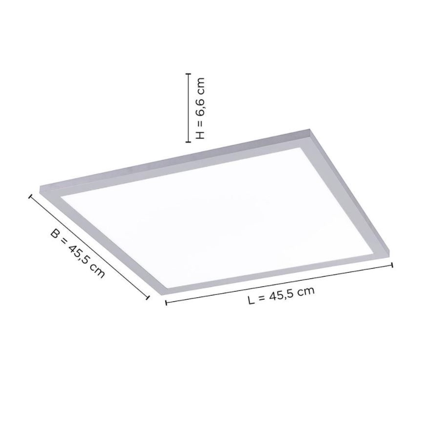 Leuchten Direkt 14755-21- LED ljusreglerad taklampa  FLAT LED/28W/230V 2700-5000K + fjärrkontroll 