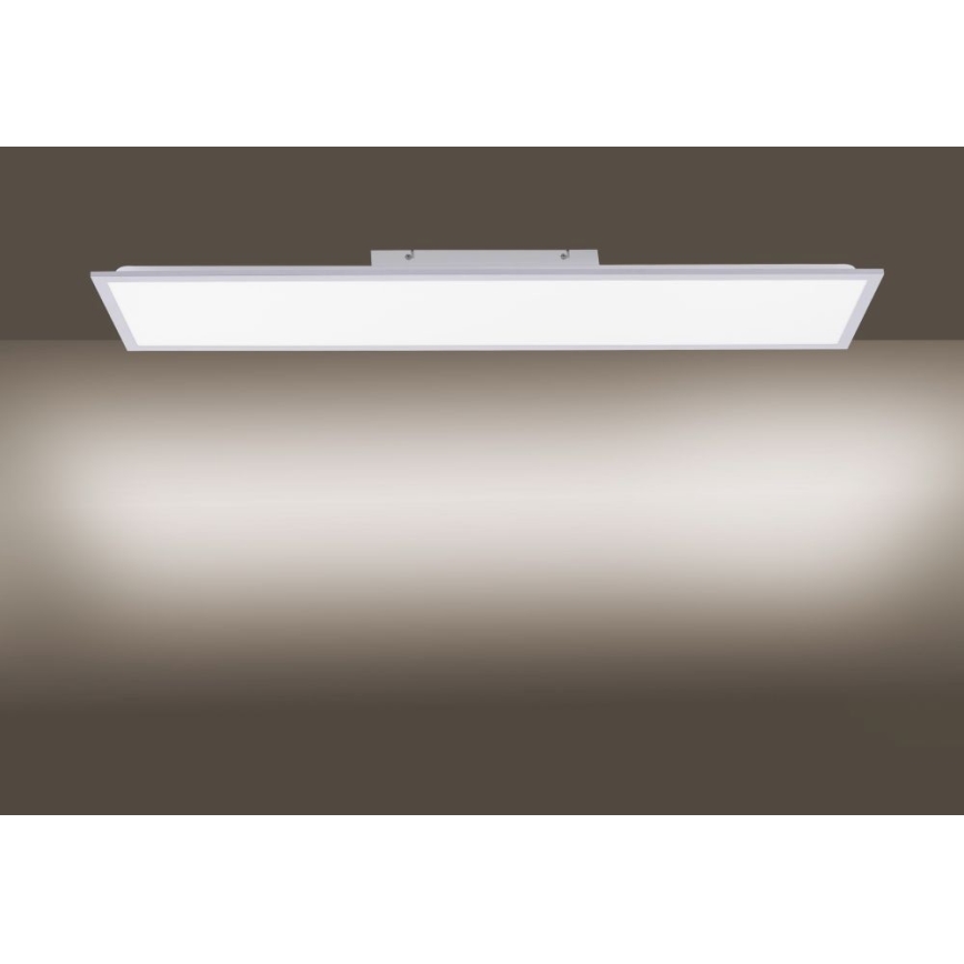 Leuchten Direkt 14757-21 - LED ljusreglerad fastsatt panel  FLAT LED/36W/230V 2700-5000K silver + fjärrkontroll