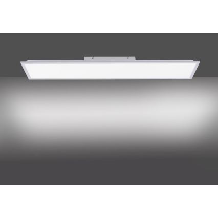 Leuchten Direkt 14757-21 - LED ljusreglerad fastsatt panel  FLAT LED/36W/230V 2700-5000K silver + fjärrkontroll
