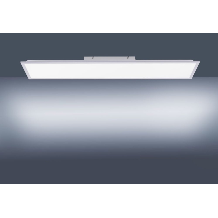 Leuchten Direkt 14757-21 - LED ljusreglerad fastsatt panel  FLAT LED/36W/230V 2700-5000K silver + fjärrkontroll