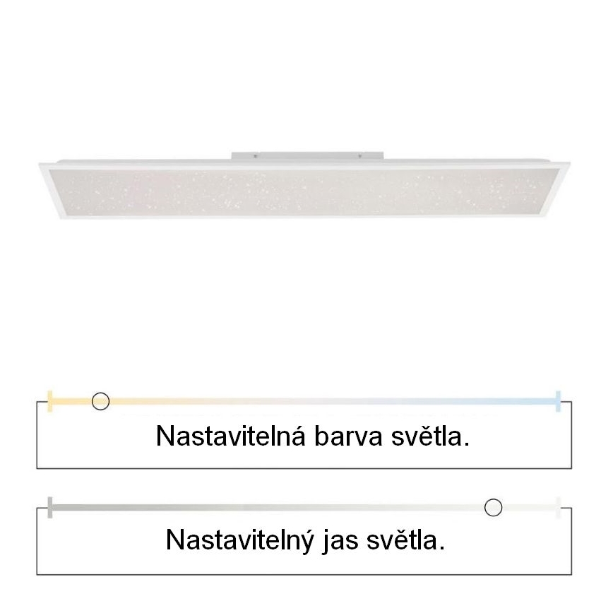 Leuchten Direkt 14762-16 - LED Dimbar lampa STARRYFLAT LED/36W/230V + RC