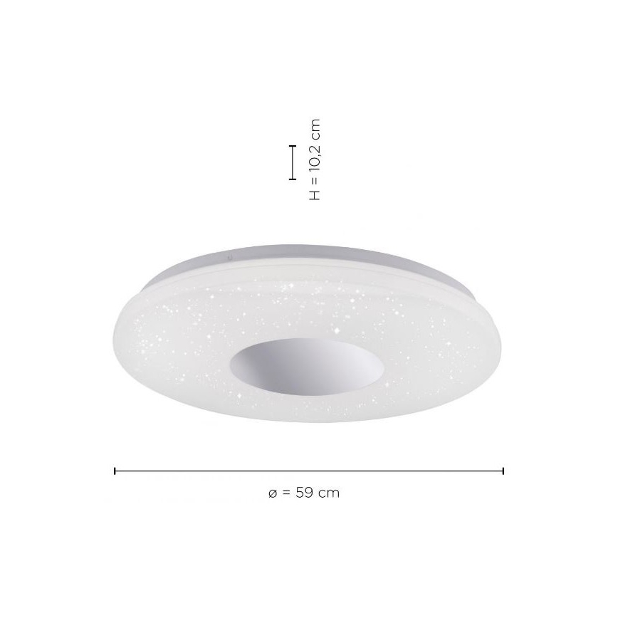 Leuchten Direkt 14822-17 - LED badrumstakbelysning  med sensor  LAVINIA LED/40W/230V IP44