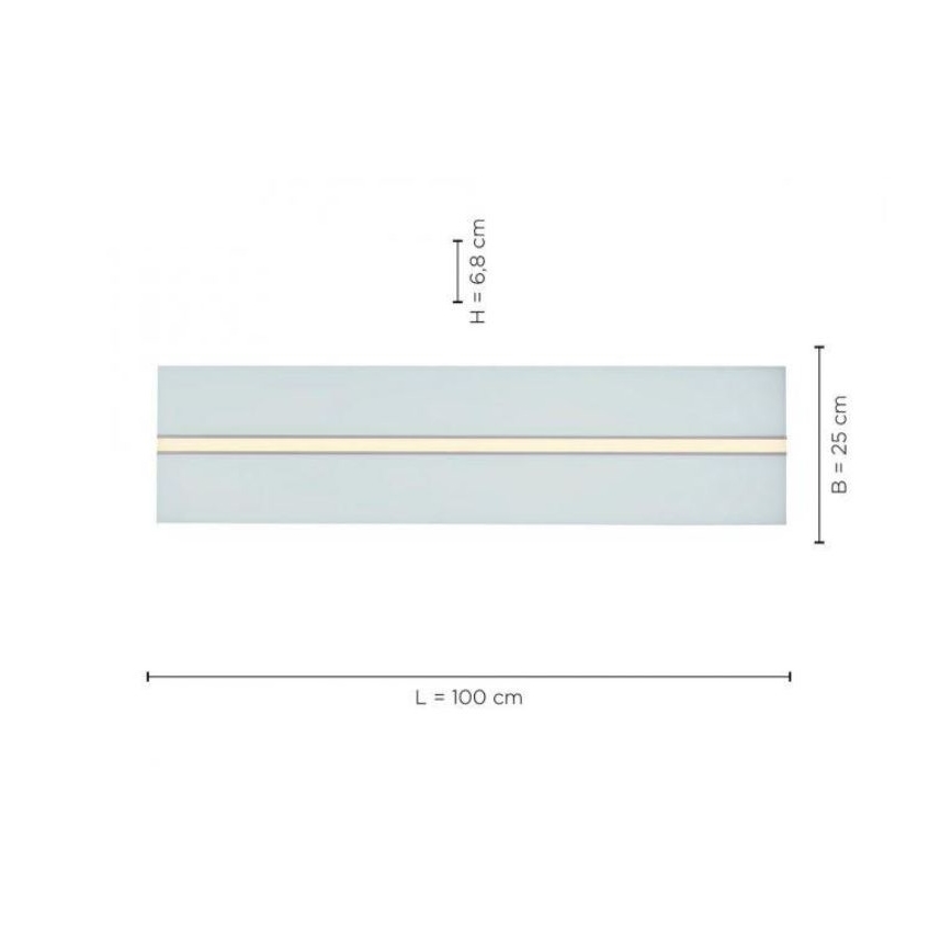 Leuchten Direkt 14854-16 - LED ljusreglerad taklampa  EDGING LED/30W/230V 2700-5000K + fjärrkontroll 