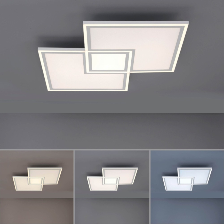 Leuchten Direkt 14855 - 16-LED Dimbar taklampa EDGING LED/51W/230V 2700-5000K + fjärrkontroll