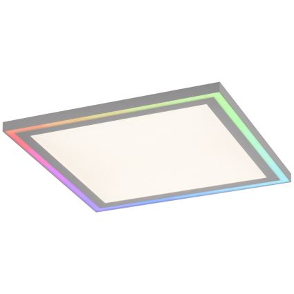 Leuchten Direkt 14900-16 - LED RGB dimbar taklampa EDGING LED/24W/230V + fjärrkontroll