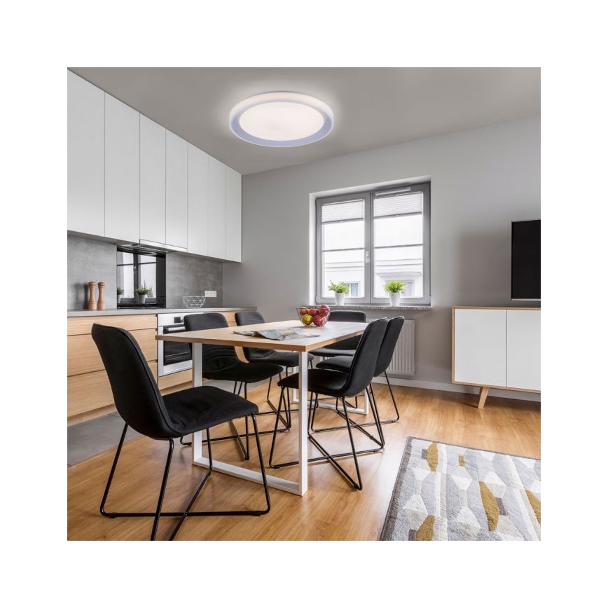 Leuchten Direkt 15110-21 - LEDRGB ljusreglerad taklampa  LENI LOLASMART LED/40W/230V + fjärrkontroll