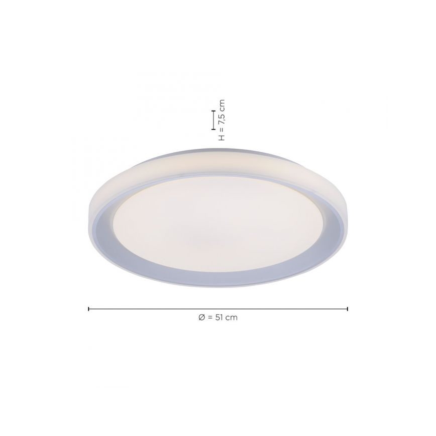 Leuchten Direkt 15110-21 - LEDRGB ljusreglerad taklampa  LENI LOLASMART LED/40W/230V + fjärrkontroll