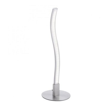 Leuchten Direkt 15128-55 - LED bordslampa  WAWE LED/3W/230V matt krom
