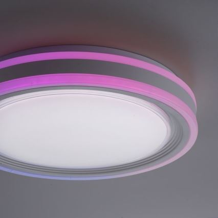 Leuchten Direkt 15152-16 - LED RGBW Ljusreglerad taklampa SPHERIC LED/18W/230V + fjärrkontroll