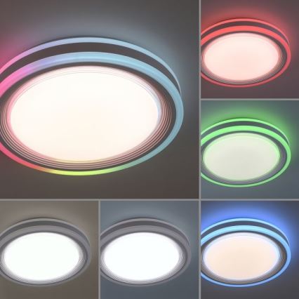 Leuchten Direkt 15152-16 - LED RGBW Ljusreglerad taklampa SPHERIC LED/18W/230V + fjärrkontroll
