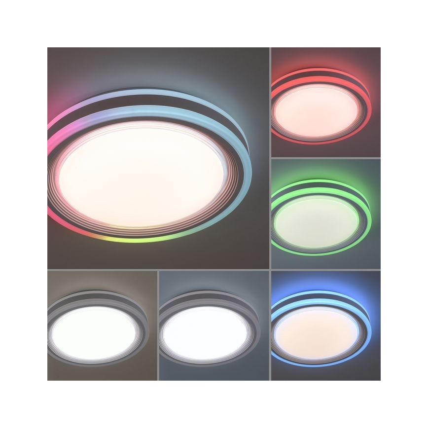 Leuchten Direkt 15152-16 - LED RGBW Ljusreglerad taklampa SPHERIC LED/18W/230V + fjärrkontroll