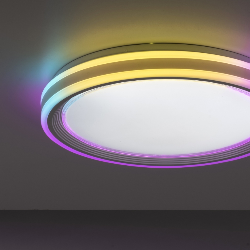 Leuchten Direkt 15154-16 - LED RGB Dimmable ceiling belysning EDGING LED/39W/230V