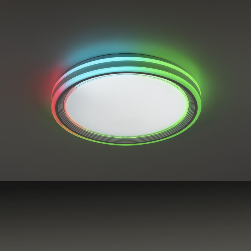 Leuchten Direkt 15154-16 - LED RGB Dimmable ceiling belysning EDGING LED/39W/230V