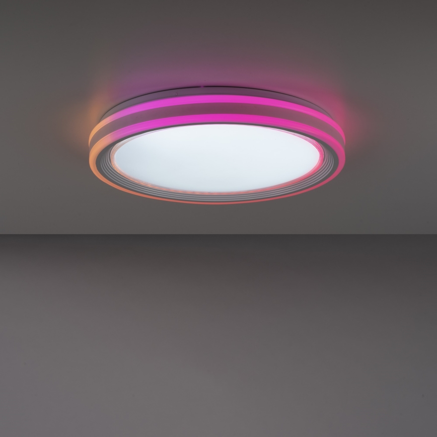 Leuchten Direkt 15154-16 - LED RGB Dimmable ceiling belysning EDGING LED/39W/230V