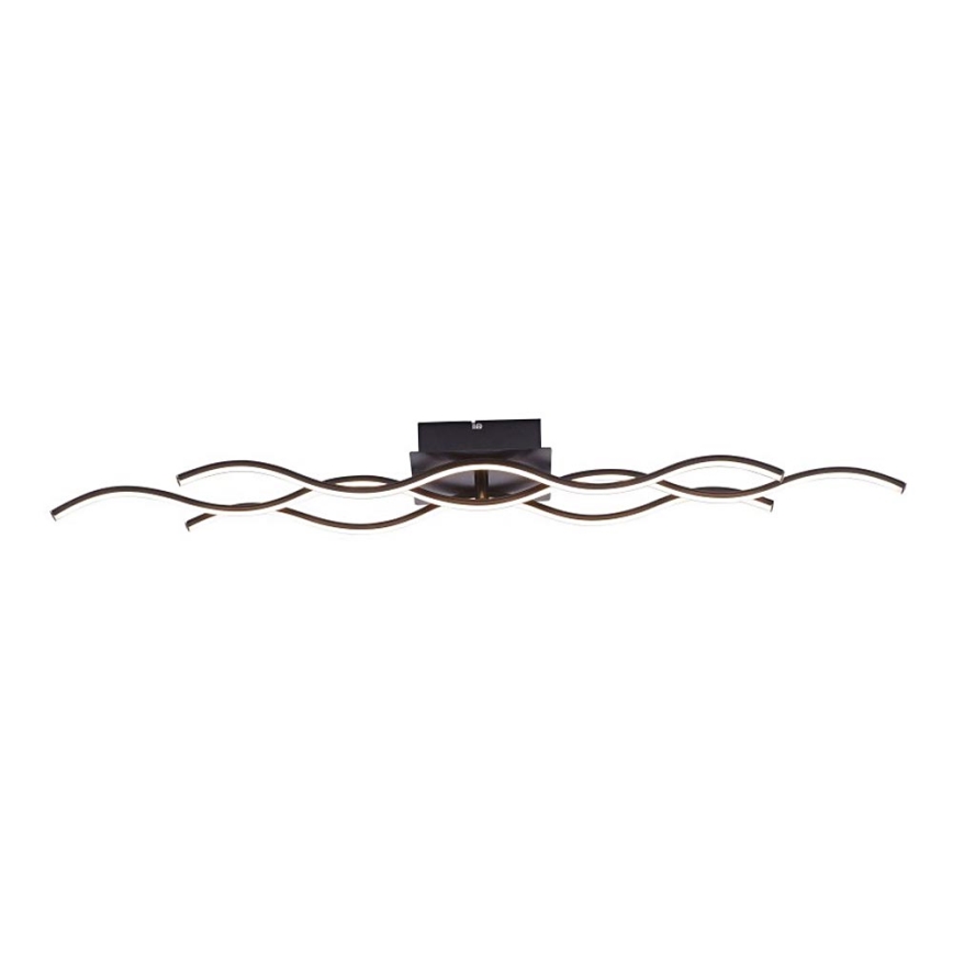 Leuchten Direkt 15166-18 - LED fastsatt Ljuskrona  WAWE LED/28W/230V svart