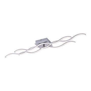 Leuchten Direkt 15166-55 - LED fastsatt Ljuskrona  WAWE LED/28W/230V matt krom