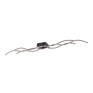 Leuchten Direkt 15167-18-LED fastsatt Ljuskrona  WAWE 2xLED/12,5W/230V+1xLED/17W svart 