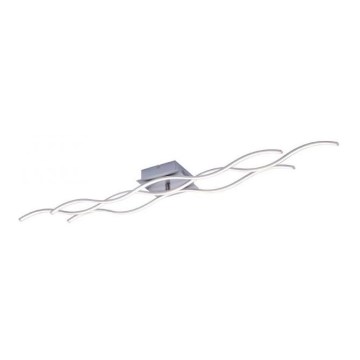 Leuchten Direkt 15167-55 - LED fastsatt Ljuskrona  WAWE 2xLED/12,5W/230V+1xLED/17W matt krom