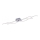Leuchten Direkt 15167-55 - LED fastsatt Ljuskrona  WAWE 2xLED/12,5W/230V+1xLED/17W matt krom