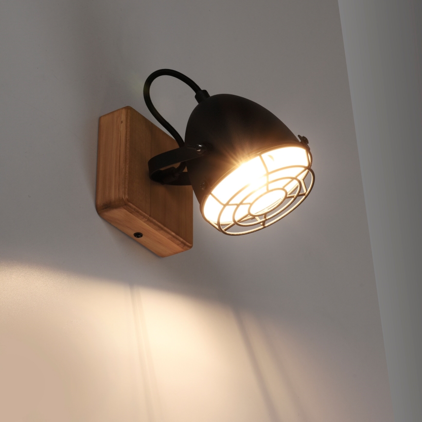 Leuchten Direkt 15171-18 - Väggspotlight BEETLE 1xE14/10W/230V tall
