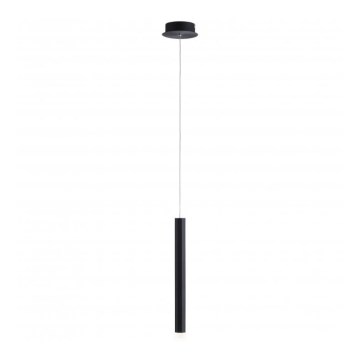 Leuchten Direkt 15202-18 - LED Ljuskrona med upphängningsrem  BRUNO LED/4,8W/230V svart 