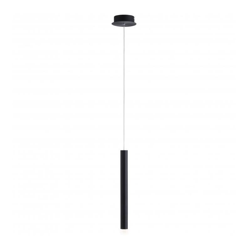 Leuchten Direkt 15202-18 - LED Ljuskrona med upphängningsrem  BRUNO LED/4,8W/230V svart 