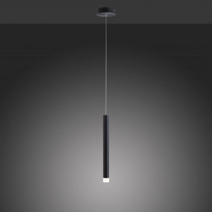 Leuchten Direkt 15202-18 - LED Ljuskrona med upphängningsrem  BRUNO LED/4,8W/230V svart 