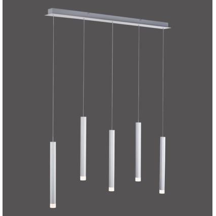 Leuchten Direkt 15205-95 - LED Ljuskrona med upphängningsrem  BRUNO 5xLED/4,8W/230V