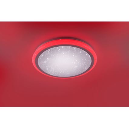Leuchten Direkt 15220-16 - LEDRGB ljusreglerad taklampa  LUISA LED/28W/230V + fjärrkontroll 