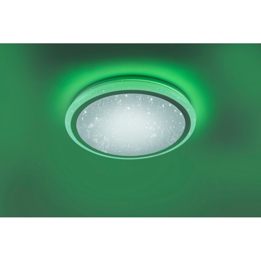 Leuchten Direkt 15220-16 - LEDRGB ljusreglerad taklampa  LUISA LED/28W/230V + fjärrkontroll 