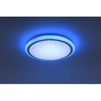 Leuchten Direkt 15220-16 - LEDRGB ljusreglerad taklampa  LUISA LED/28W/230V + fjärrkontroll 
