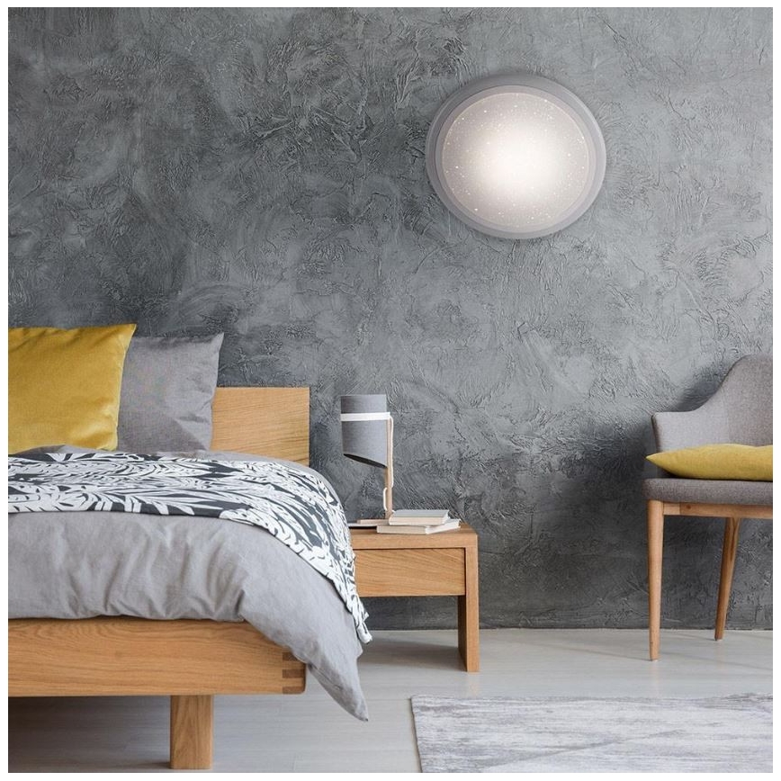 Leuchten Direkt 15220-16 - LEDRGB ljusreglerad taklampa  LUISA LED/28W/230V + fjärrkontroll 
